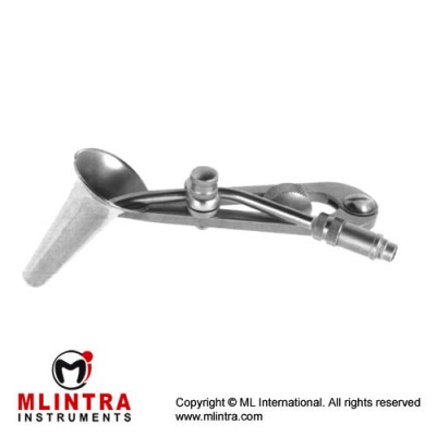 Roschke Anal Retractor With Fiber Optic Illumination Stainless Steel, Blade Size 70 x 30 mm